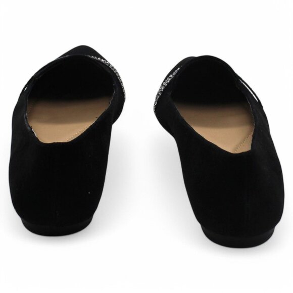 Alfani Womens Poee Strap Leather Slip on Smoking Loafers Black - Picture 8 of 8